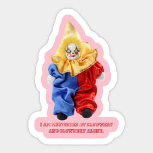 Motivational Clown Sticker